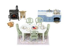 Sylvanian Families 5867 Nábytek - elegantní jídelna s krbem