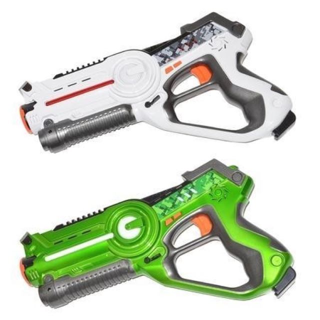Territory duopack 2 laserové pistole bílá-zelená