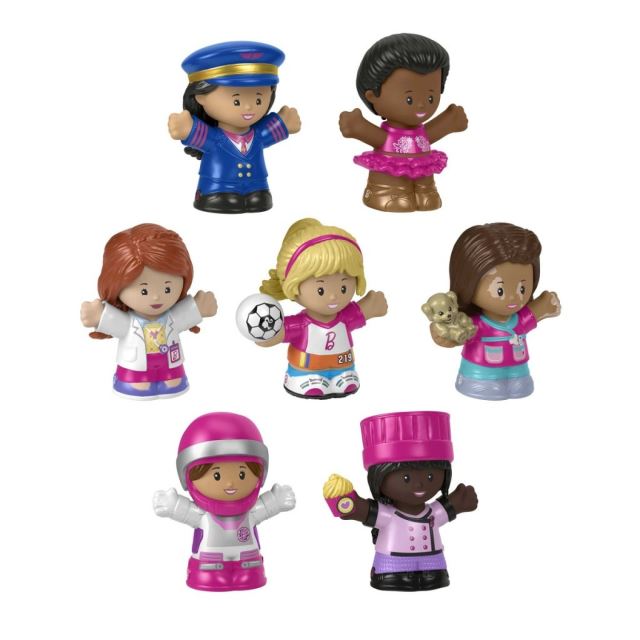 Little People Barbie® Môžeš byť čímkoľvek Sada 7 figúrok, Mattel HCF58