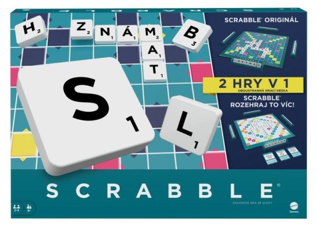 Mattel Hra Scrabble Original CZ, HXW05