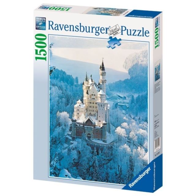 Ravensburger 16219 Puzzle Zámek Neuschwanstein v zimě 1500 dílků