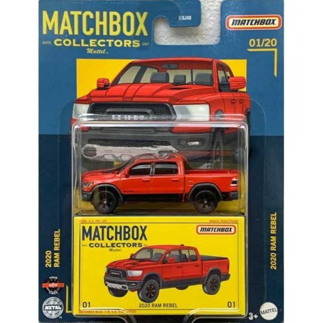 Mattel Matchbox Angličák 2020 RAM REBEL