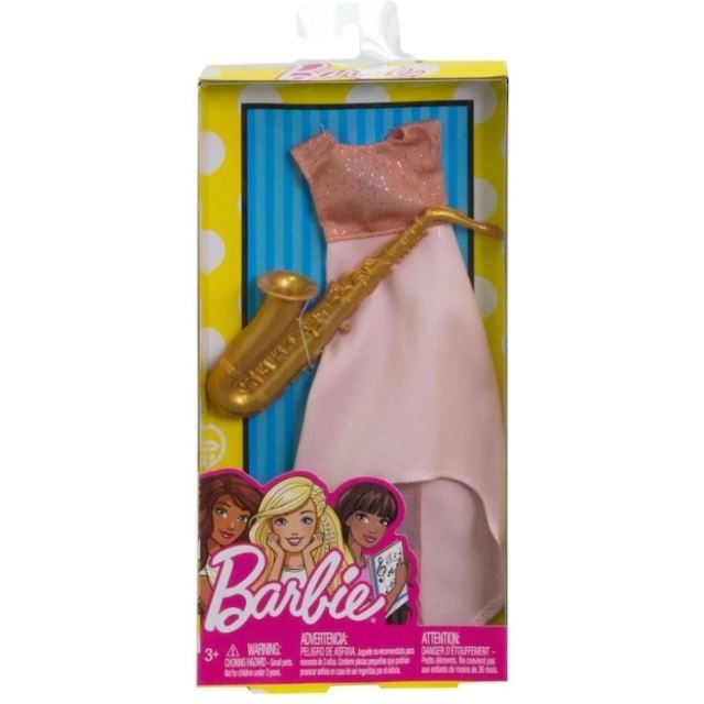Barbie profesní oblečení - saxofonistka, Mattel FKT15