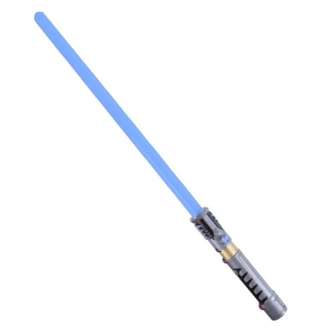 Meč svítící plast 72cm se zvukem modrý