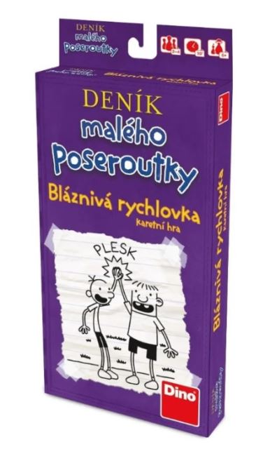 Dino Denník malého poserútky - Bláznivá rýchlovka, kartová hra