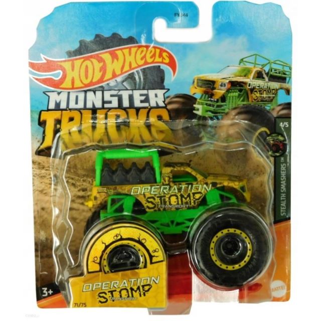 Hot Wheels® Monster Trucks Kaskadérské kousky Operation Stomp, Mattel GJF12