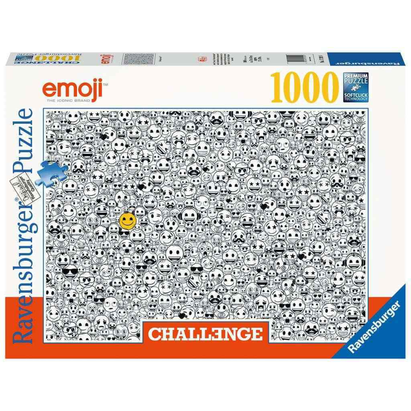 Ravensburger 17292 puzzle challenge: emoji 1000 dílků