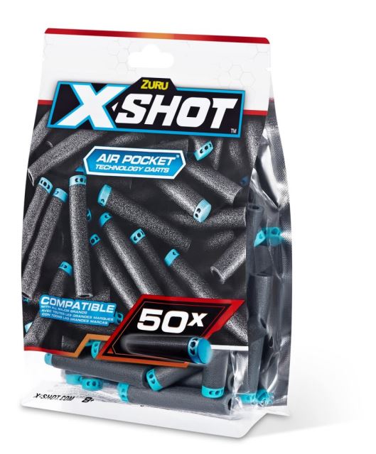 ZURU X-SHOT 50 pěnových nábojů AIR POCKET TECHOLOGY