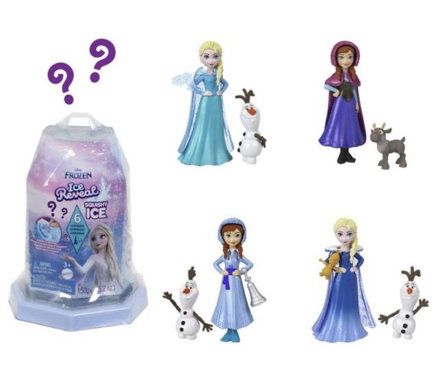 Mattel FROZEN SNOW REVEAL malá bábika ľadová