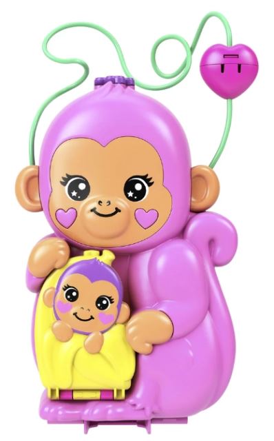 Polly Pocket Opičia mama s mláďaťom, Mattel HWP04