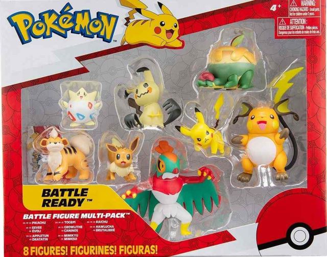 Pokémon figúrky Multipack 8-Pack Raichu