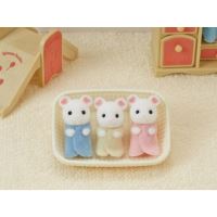 Sylvanian Families 5337 Baby Marshmallow myšky trojčata (2)