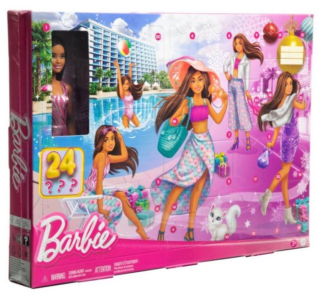 Mattel Barbie módny adventný kalendár 2023 HKB09