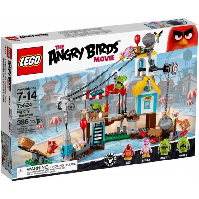 LEGO Angry Birds 75824 Bourání v Prasečím městě