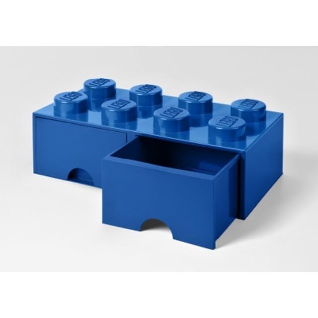 LEGO® Úložný box 250x502x181 se šuplíky tmavě modrý