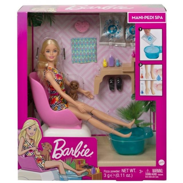 Barbie Manikúra/pedikúra herní set, Mattel GHN07