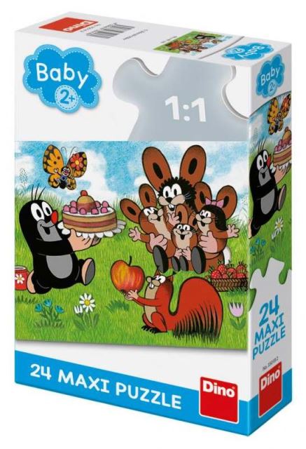 Dino Puzzle Krtko: Narodeniny 24d. maxi