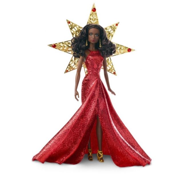 Barbie Sběratelská ve slavnostních červených šatech Nikki, Mattel DYX40