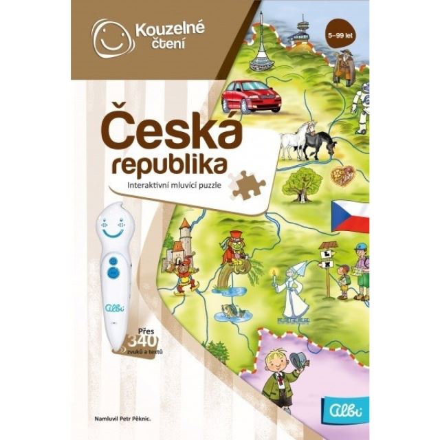 Albi Kouzelné čtení Puzzle Česká republika