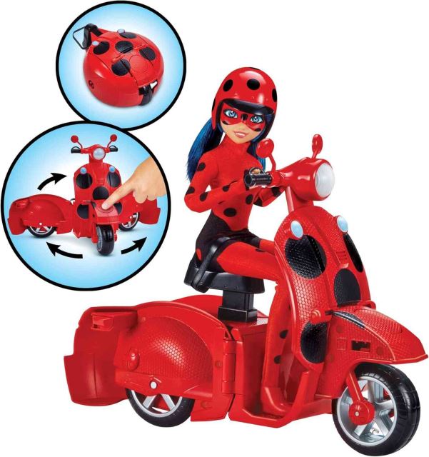 MIRACULOUS: Skuter + Bábika LUCKY CHARM