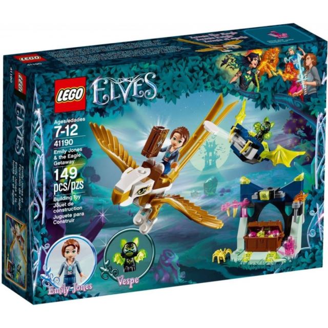 LEGO® Elves 41190 Emily Jonesová a únik na orlovi