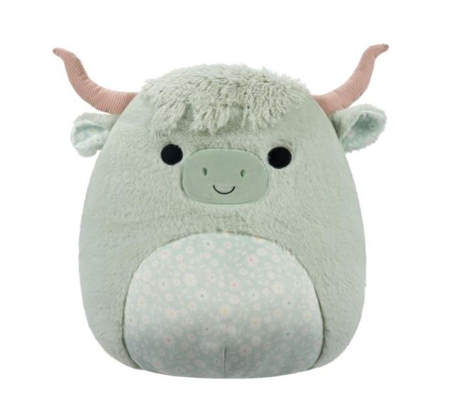 SQUISHMALLOWS Fuzzamallows Náhorný dobytok - Iver, 30 cm