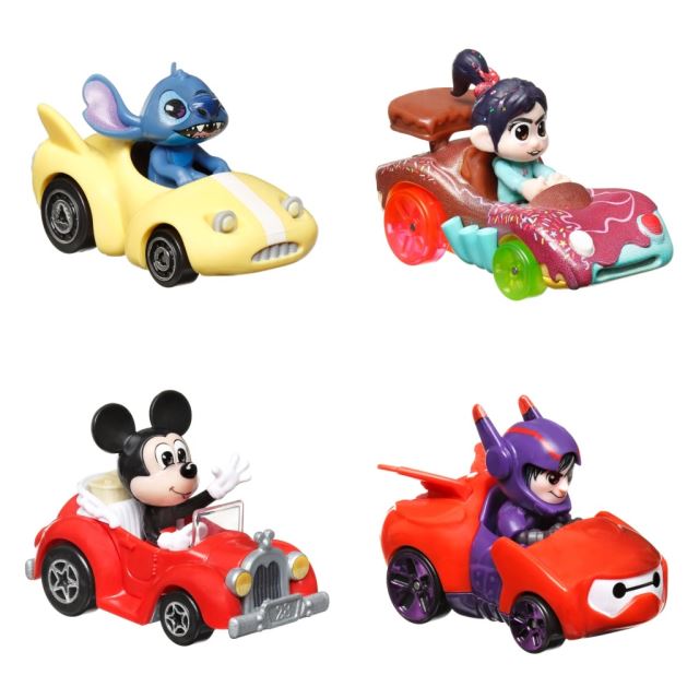 Mattel Hot Wheels Racer Verse Disney 4 autá, HKD 31