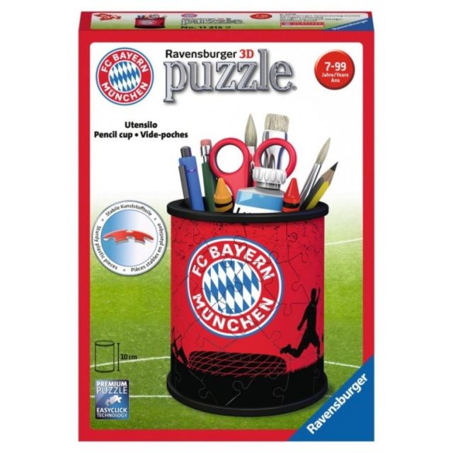 Ravensburger 11215 Puzzle 3D Stojan na tužky FC Bayern 54 dílků