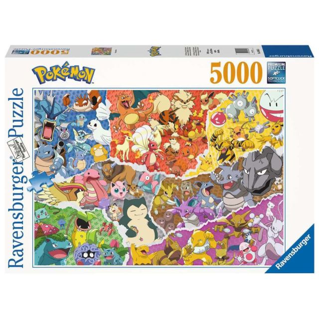 Ravensburger 16845 Puzzle Pokémon Allstars 5000 dielkov