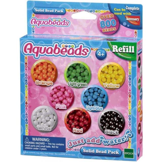 Aquabeads 79168 Refill Jewel pack, 8 barev, 800 korálků