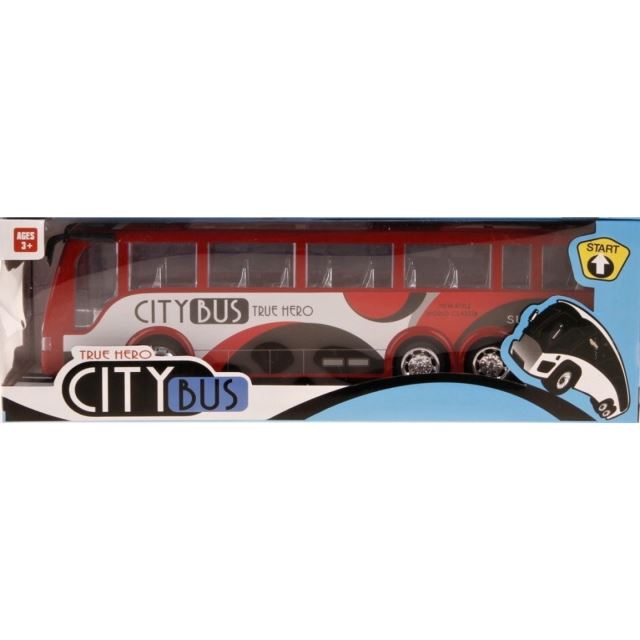 Autobus městský červený