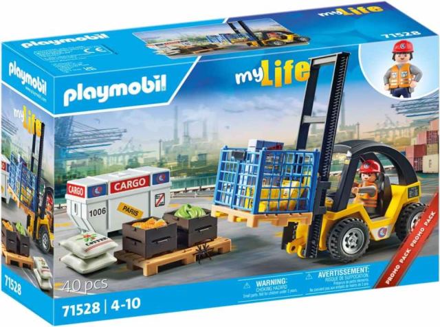 Playmobil 71528 Vysokozdvižný vozík s nákladem