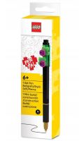 LEGO® Botanicals Gelové pero, černé - růžová květina