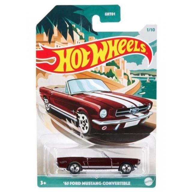 Hot Wheels Angličák Premium 65 Ford Mustang Convertible Mattel GRT13