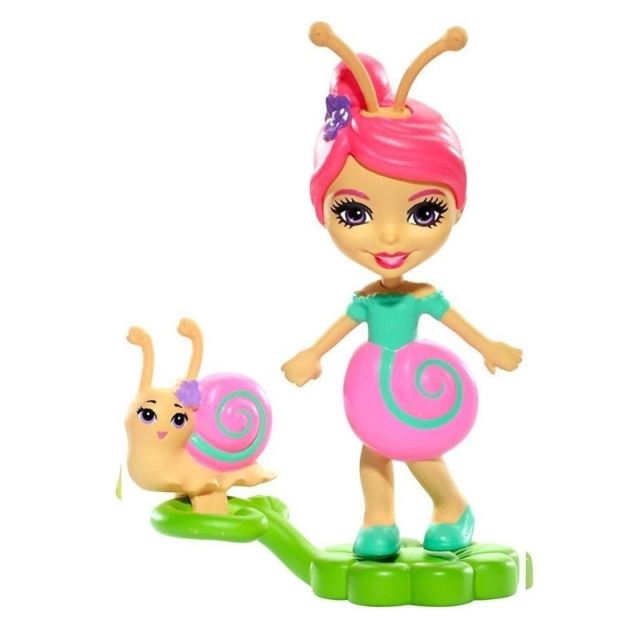 ENCHANTIMALS Malá bábika a chrobáčik šneček, Mattel GCG17