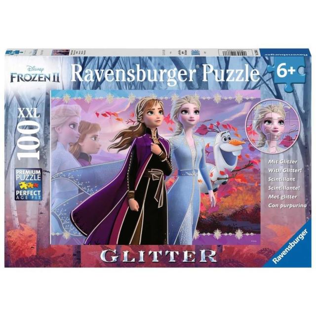 Ravensburger 12868 Puzzle Disney Ledové království 2 100 dílků XXL Glitter
