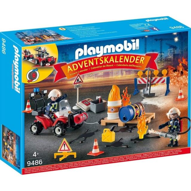 Playmobil 9486 Adventní kalendář Zásah hasičů