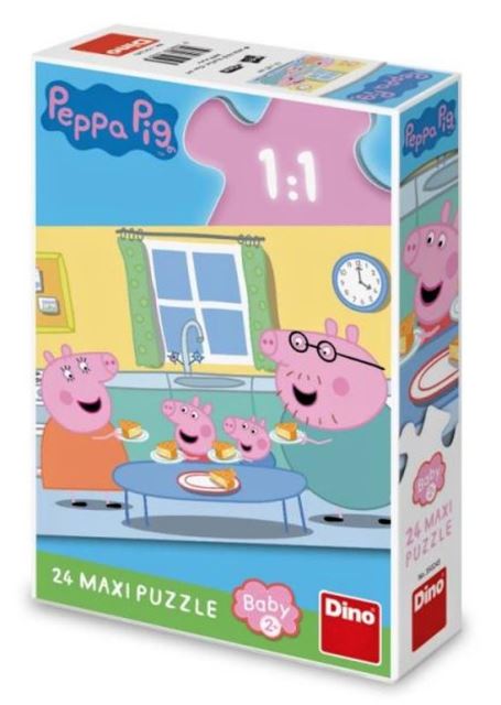 Dino Puzzle Peppa Pig: Obed 24d. maxi