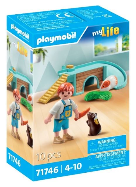 Playmobil 71746 Chlapec s morčatami