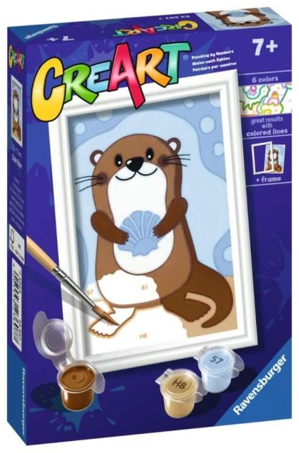 Ravensburger 23607 CreArt Roztomilé vydra