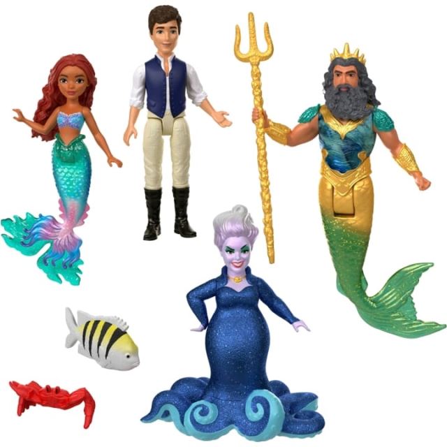 Mattel Disney Malá morská víla Ariel s kamarátmi, HLX19