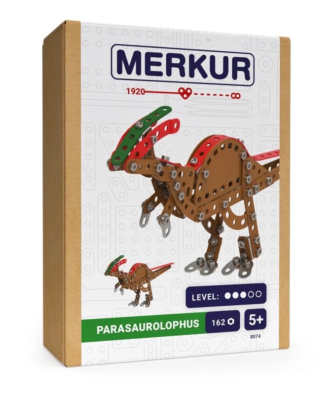Merkur Parasaurolophus 162ks v krabici 13x18x5cm 34000036