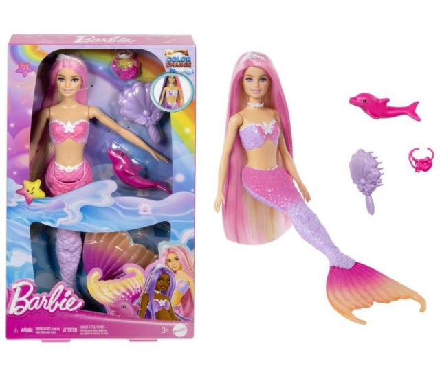 Mattel HRP97 "Barbie® a dotek kouzla" MOŘSKÁ PANNA MALIBU
