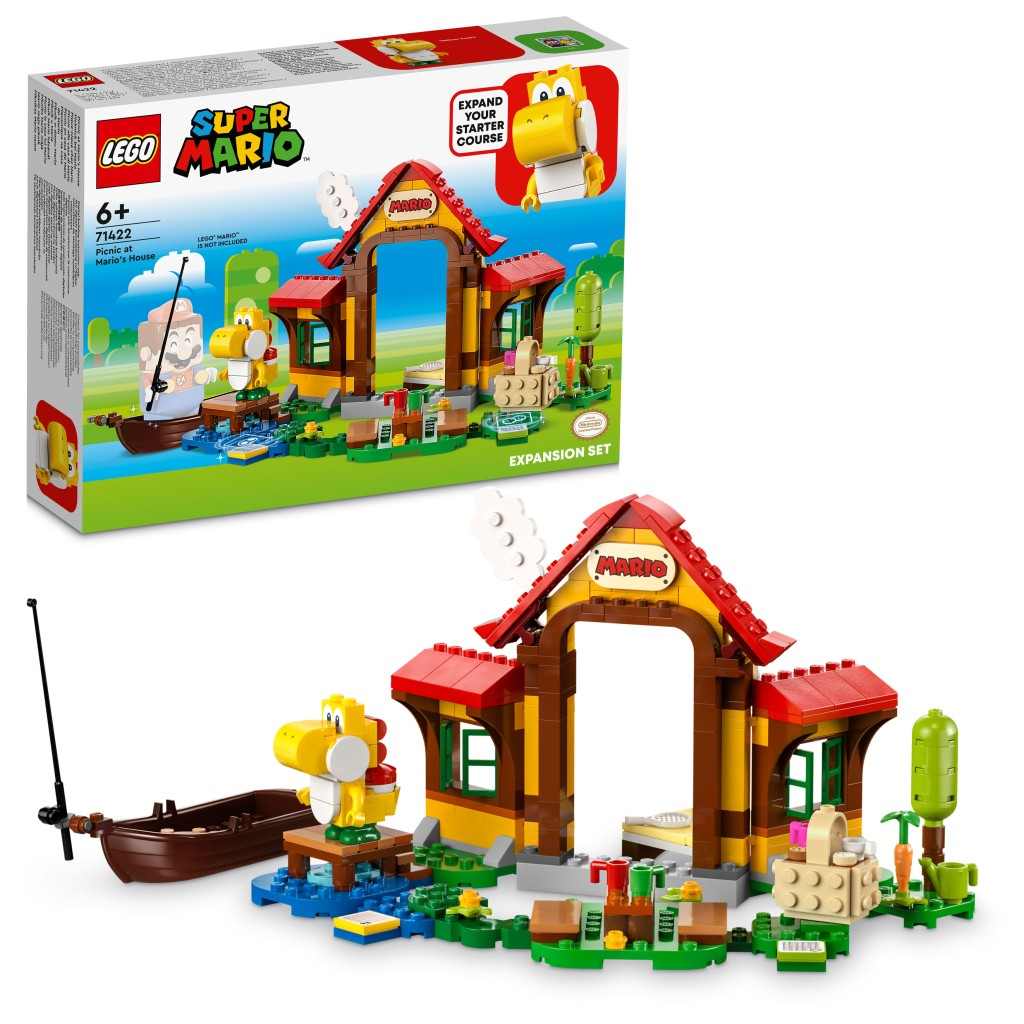 Lego® super mario™ 71422 piknik u maria – rozšiřující set