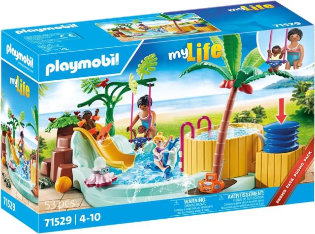 Playmobil 71529 Detský bazén s vírivkou