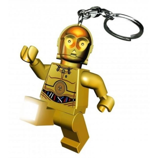 Lego LED klíčenka Star Wars C3PO, figurka 7 cm
