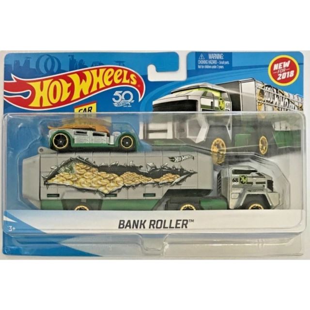Hot Wheels Náklaďák Bank Roller, Mattel FKW87