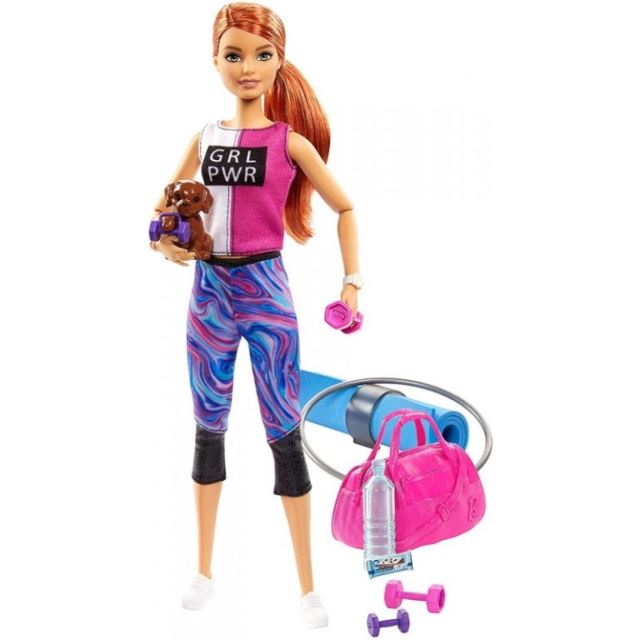 Mattel Barbie Wellness panenka zrzka, GJG57