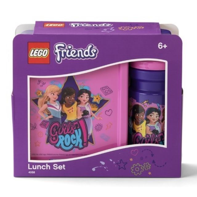 LEGO® Friends Girls Rock svačinový set: Box + láhev na pití