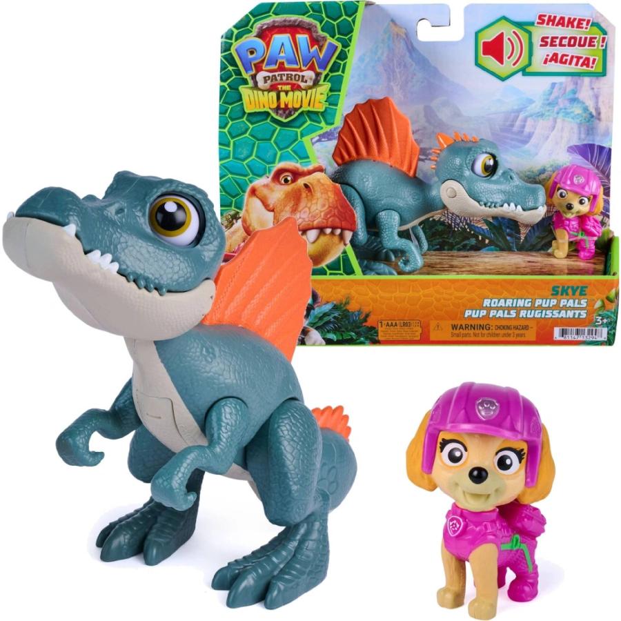 Spin master tlapková patrola dino figurka se zvuky + skye